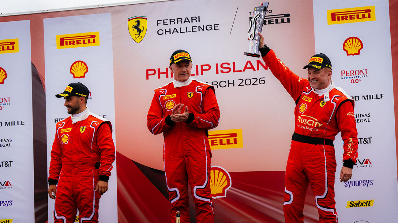 Ferrari Challenge: tre vincitori, tre storie a Phillip Island