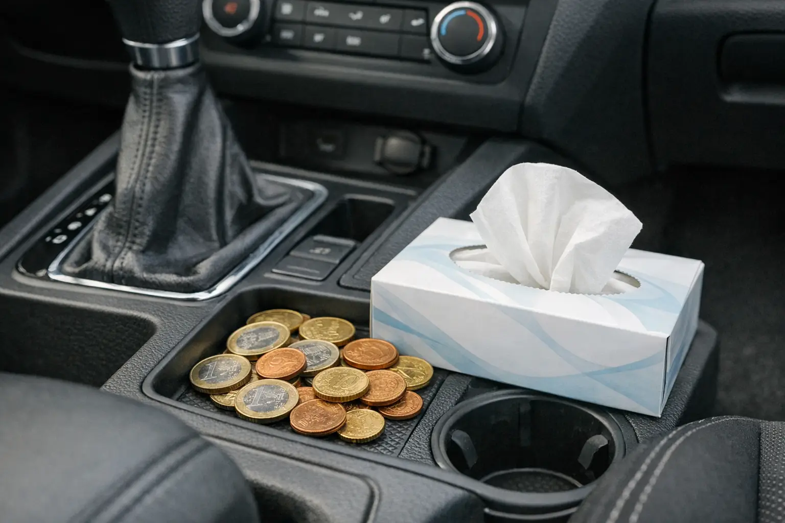 Monete e fazzoletti in auto: perché tenerli a bordo conviene