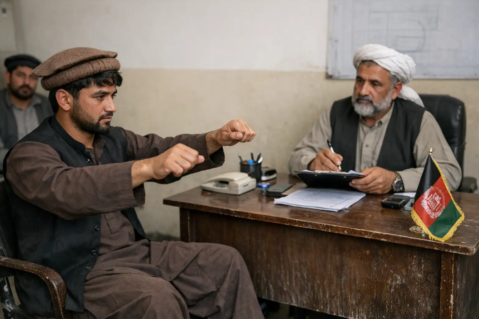 In Afghanistan la patente si prende mimando il volante con le mani