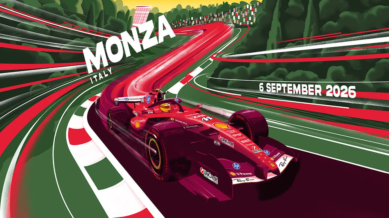 Ferrari affida il Gran Premio d'Italia a Rubele: l'arte incontra Monza