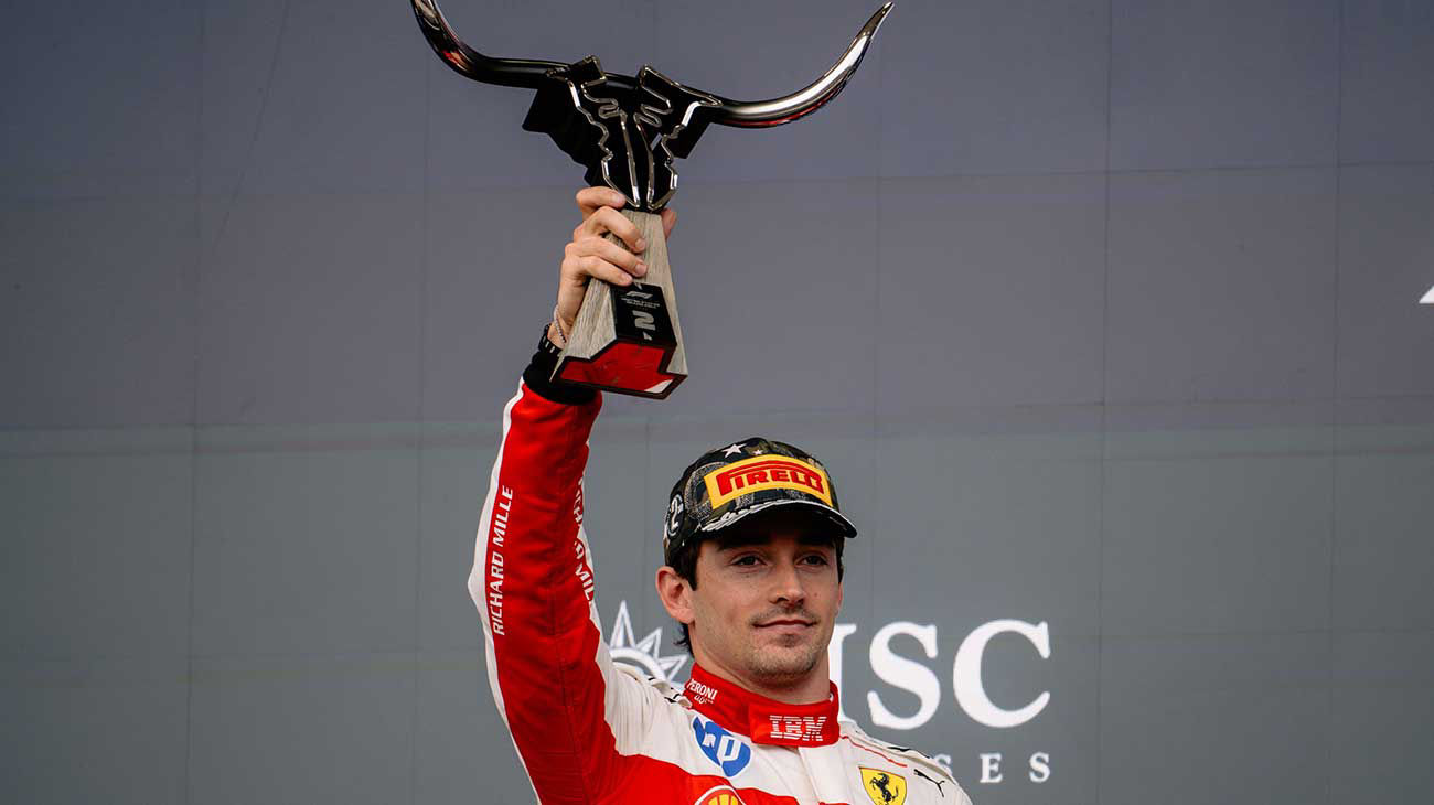 F1 | Leclerc secondo ad Austin, Ferrari: "Senza VSC doppio podio"