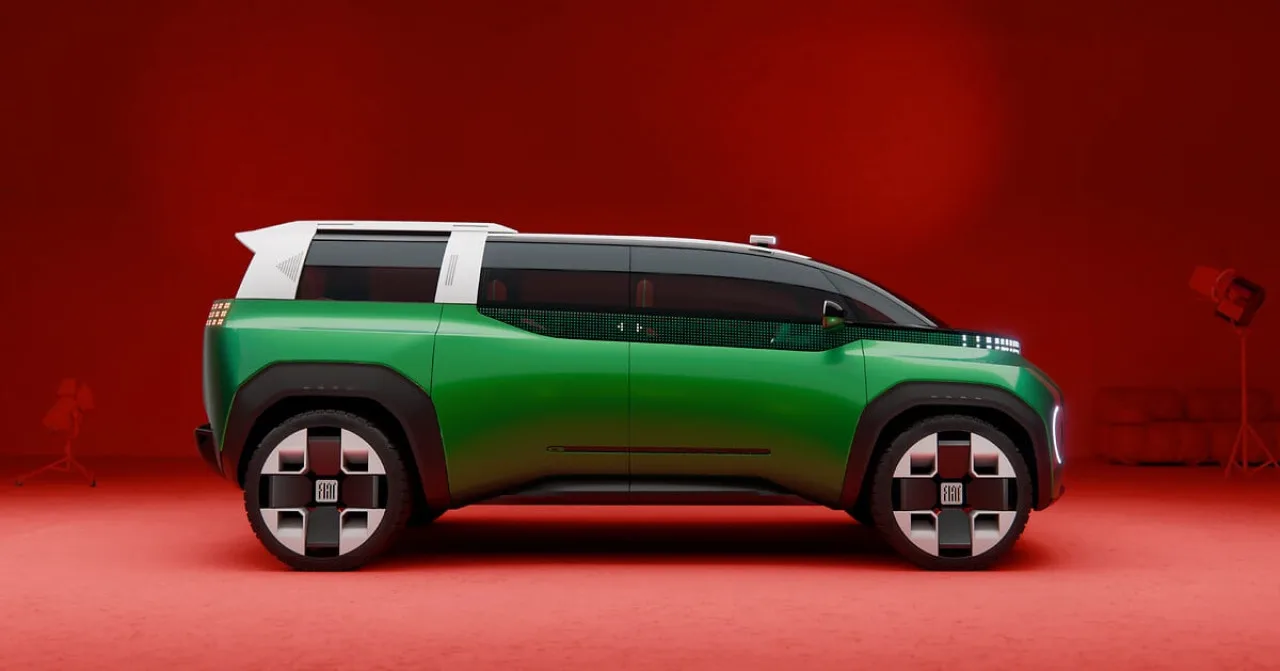 Fiat Multiplay, il concept che cambia forma: MPV, SUV e pick-up in 4,45 m