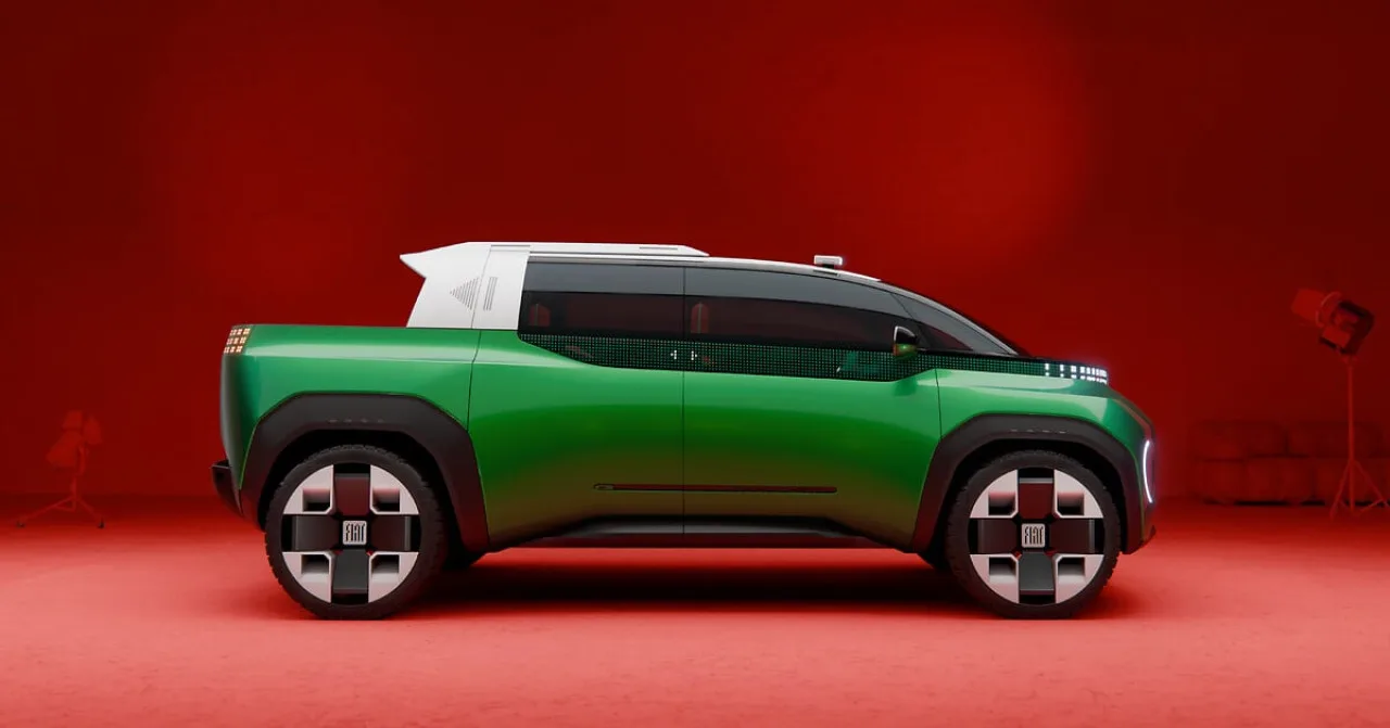 Fiat Multiplay, il concept che cambia forma: MPV, SUV e pick-up in 4,45 m
