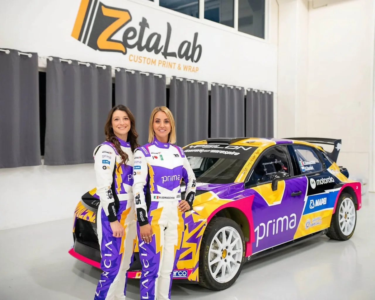 Lancia Corse HF a Rallylegend con Gryazin e Somaschini: prima donna sulla Ypsilon Rally2
