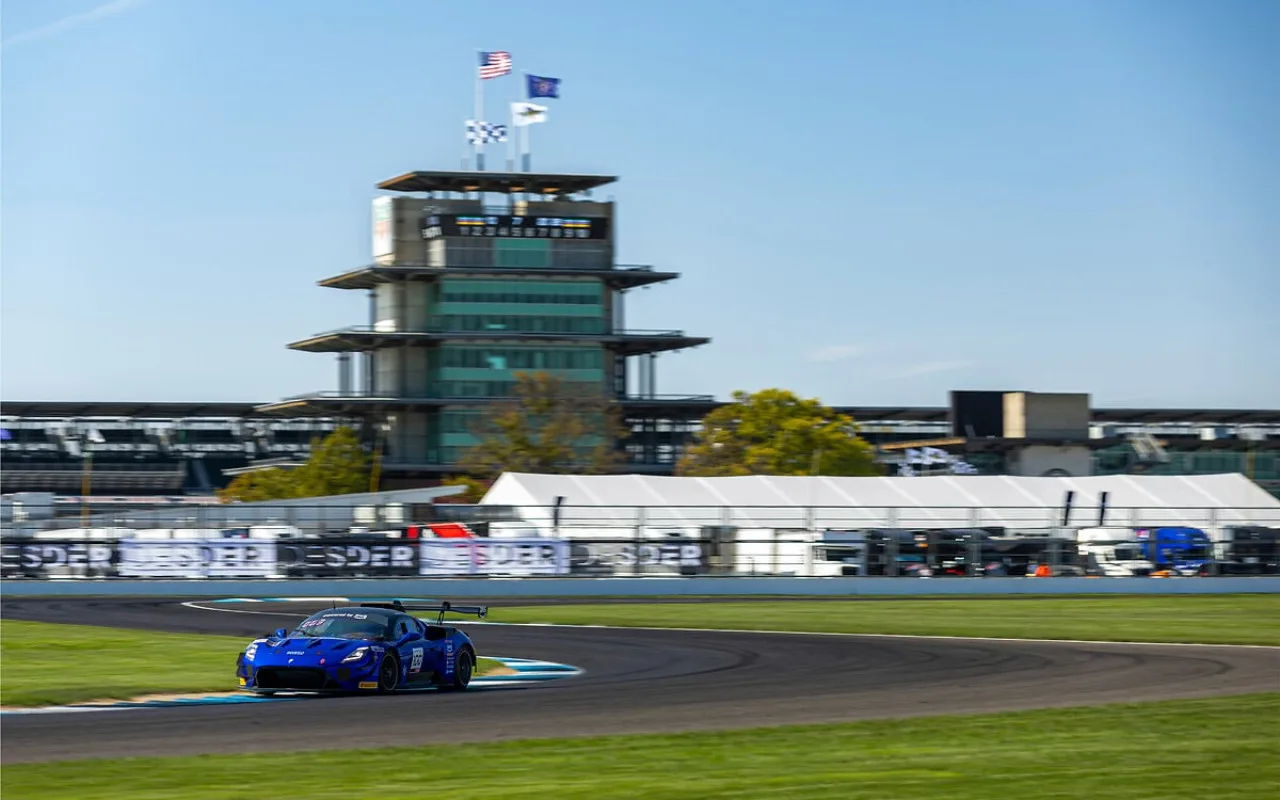 Maserati GT2, doppietta storica al debutto in GT America a Indianapolis