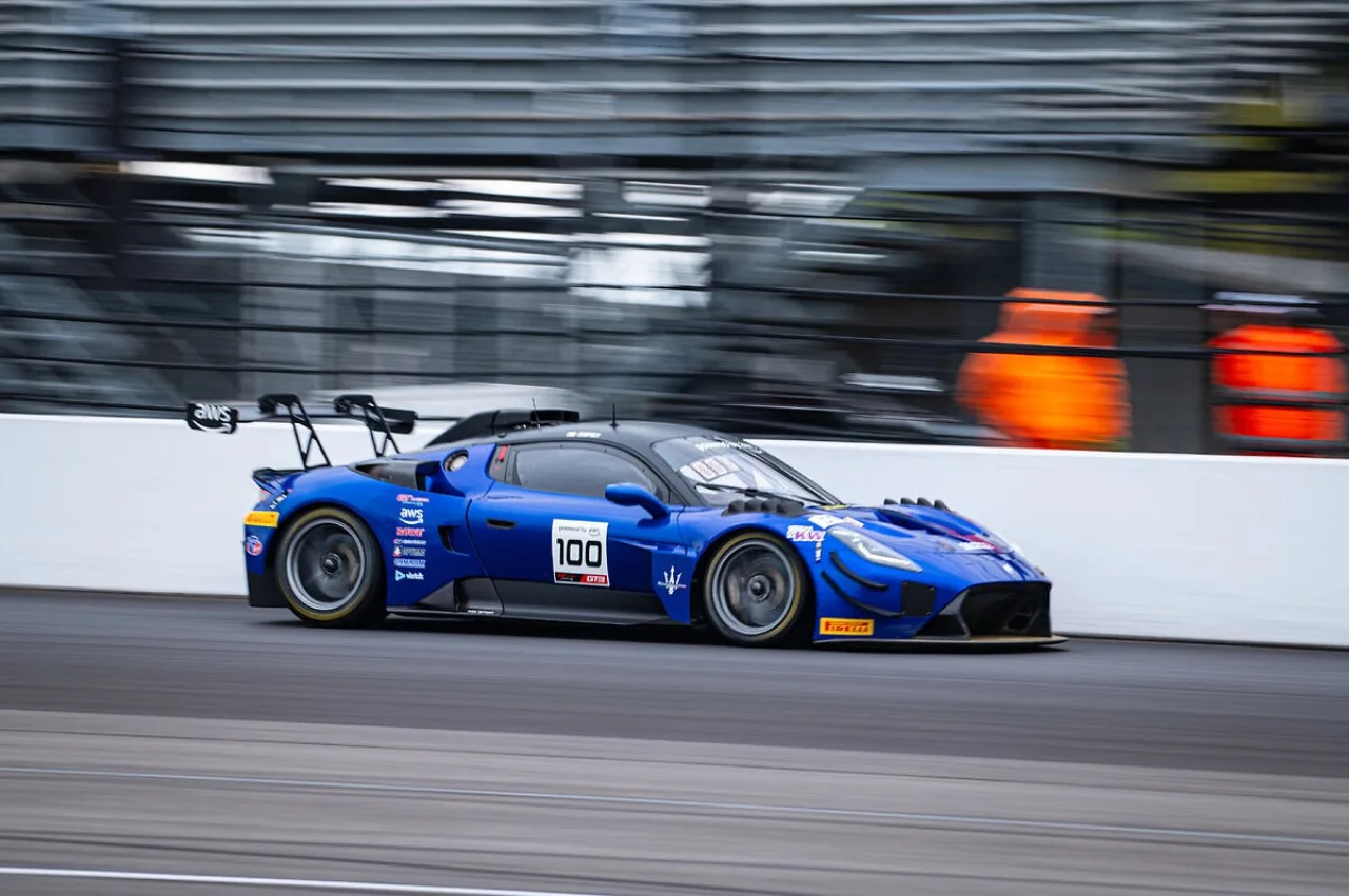 Maserati GT2, doppietta storica al debutto in GT America a Indianapolis