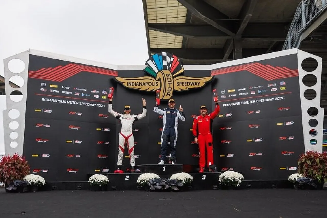 Maserati GT2, doppietta storica al debutto in GT America a Indianapolis
