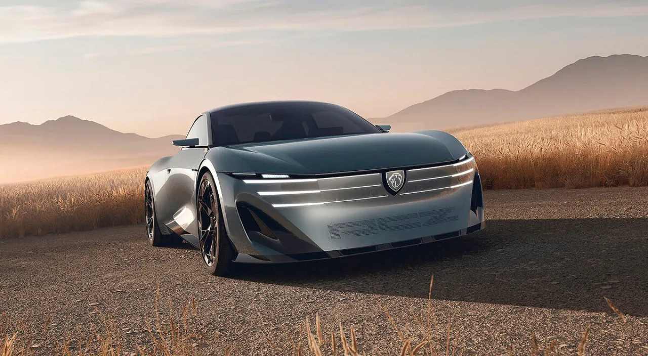 Peugeot RCZ Vision: 500 CV, batteria solida e 600 km di autonomia