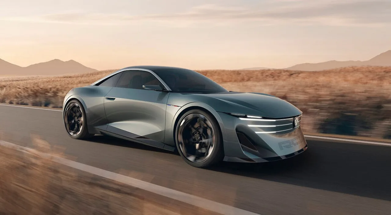 Peugeot RCZ Vision: 500 CV, batteria solida e 600 km di autonomia