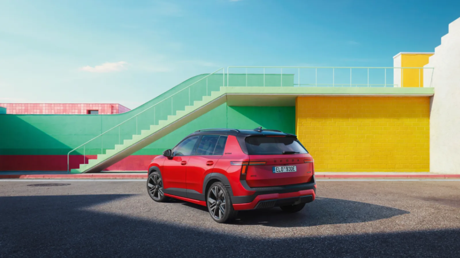 Škoda Epiq Sportline: griglia luminosa, 155 kW e 440 km di autonomia